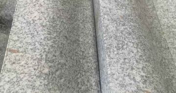 长春芙蓉白S型拉丝面路沿石