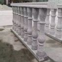 长春 芝麻白圆形光面花瓶柱，栏杆