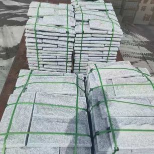 长春 芝麻白蘑菇石装车出货