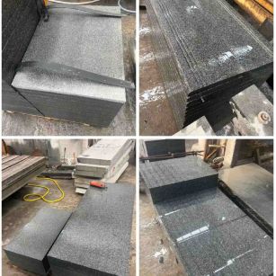 长春 芝麻黑地铺石材