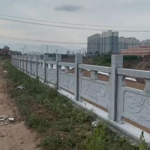长春 石材河道栏杆