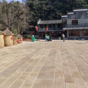 长春仿古石铺装效果