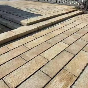 长春仿古石铺装效果