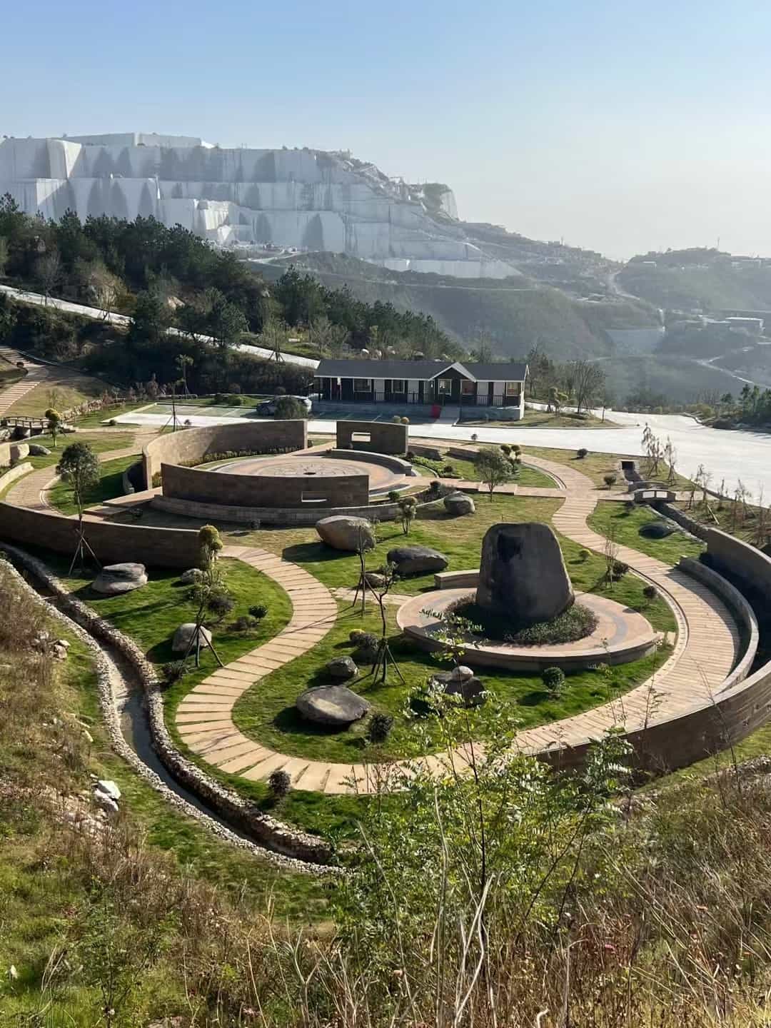 长春仿古石铺装整体效果