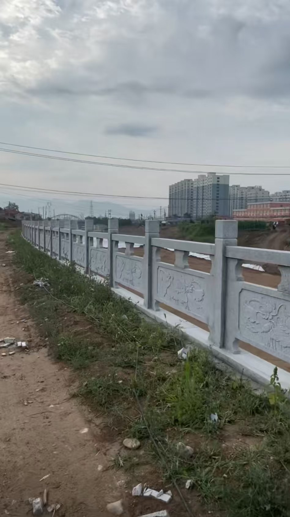 长春 石材河道栏杆