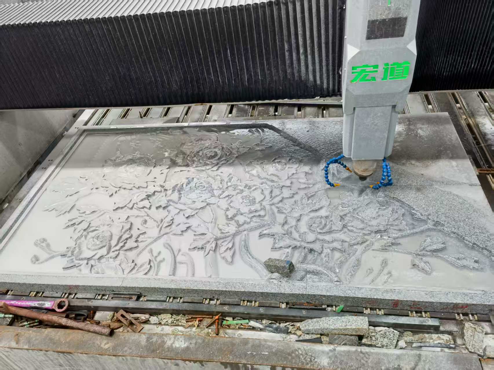 长春 别墅墙面石材雕刻