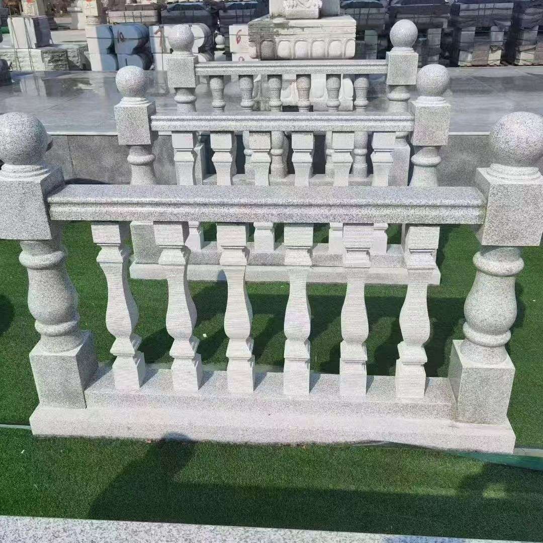 长春 别墅石材栏杆特写