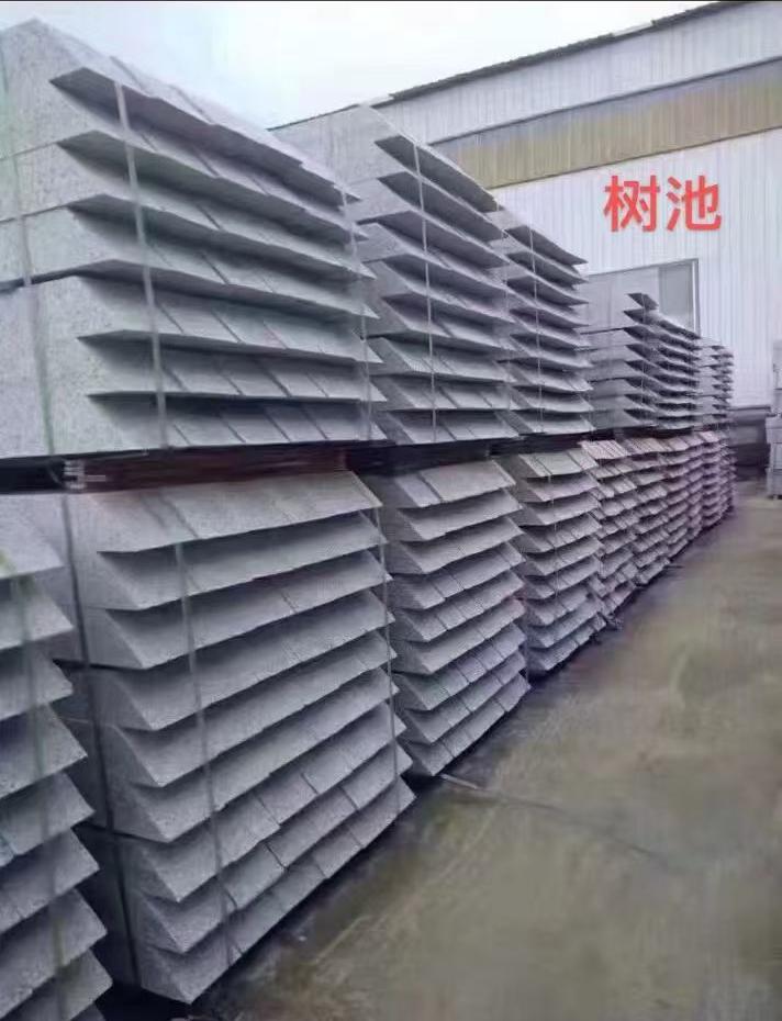 长春 芝麻灰切头树池