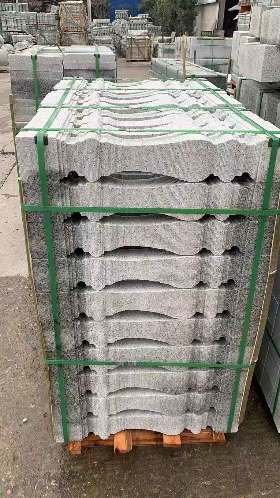 长春 芝麻白方形拉丝面，栏杆花瓶柱